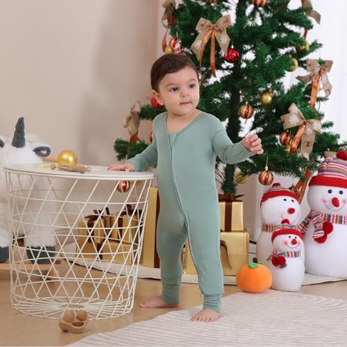 Bamboo Rayon Pajamas with Two-Way Zipper