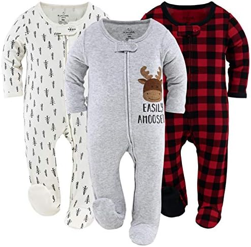 The Peanutshell Footed Baby Sleepers