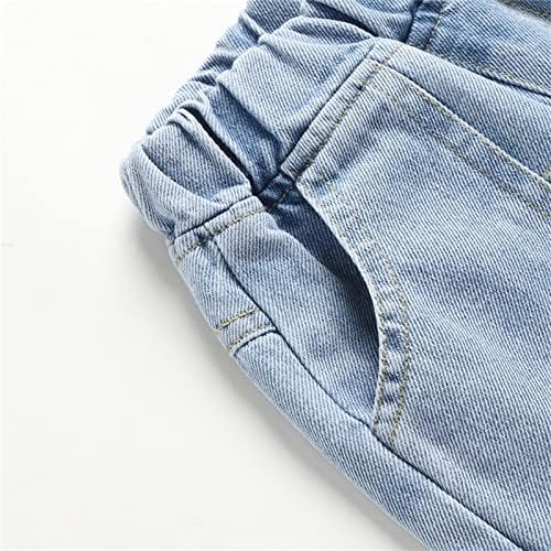 Patchwork Striped Jeans for Boys 3-12