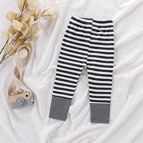 Striped Patchwork Leggings for Infants