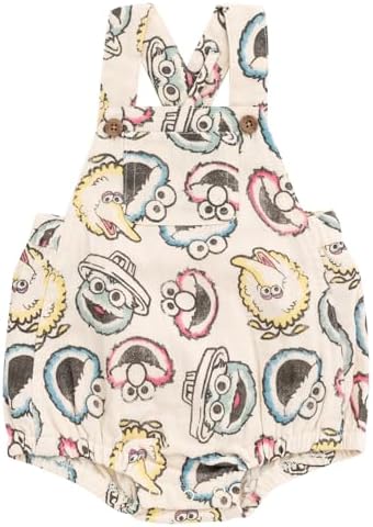 Sesame Street Matching Romper Set for Newborns
