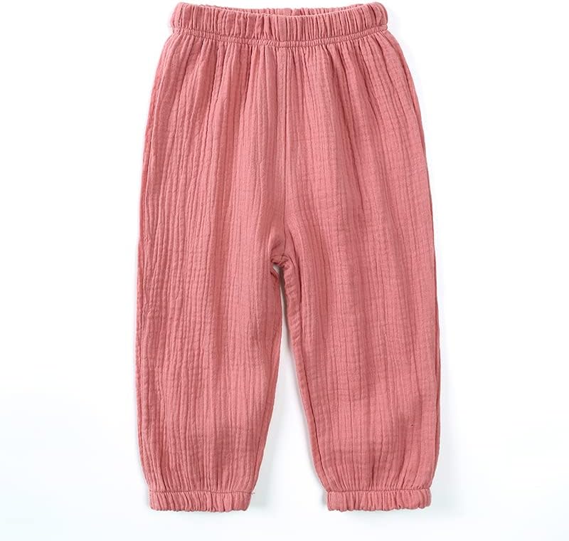Flip-Flop-Style Cotton Linen Trousers for Kids