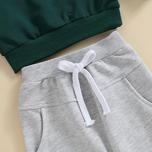 Fall Toddler Boys Set with Letter Print