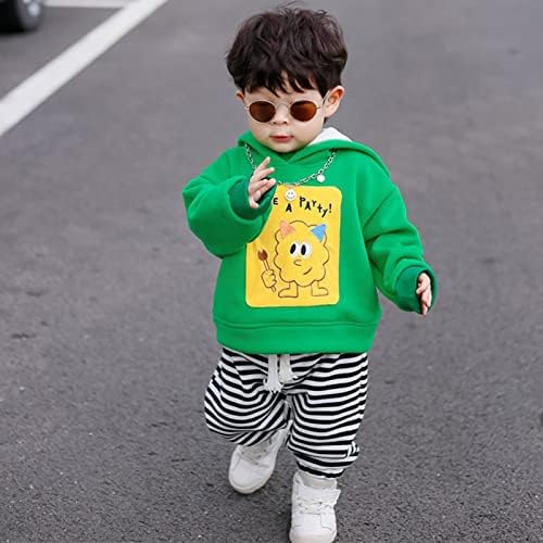 Boys Fleece Lined Striped sweatpants Cotton Striped Elastic waist Under 10 months