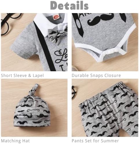 Aalizzwell Baby Boys Summer Set Lightweight and Stylish