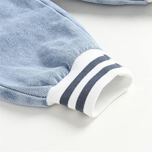 Patchwork Striped Jeans for Boys 3-12