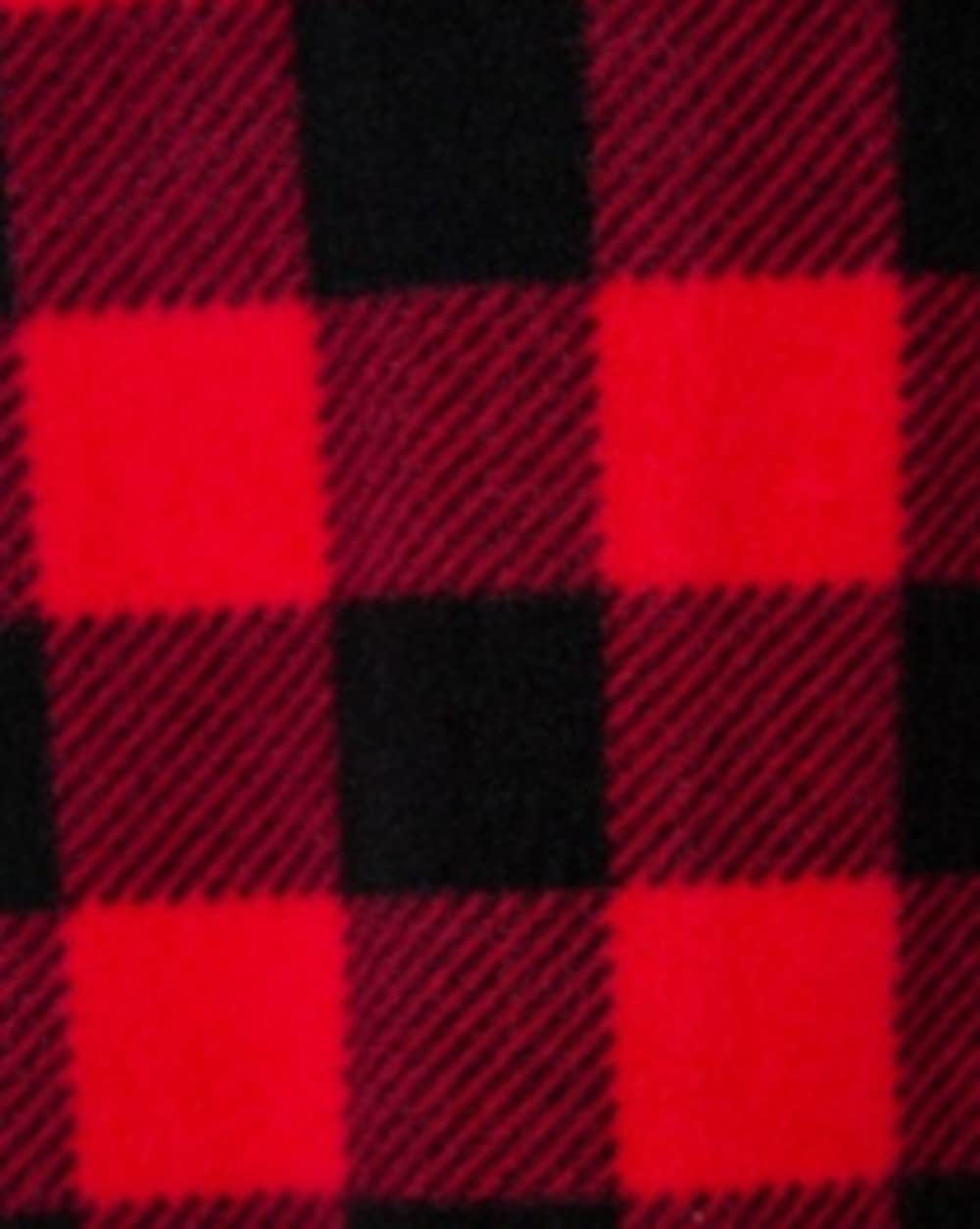 LITTLE ME Baby Boys Buffalo Red Plaid Zip Blanket Sleeper