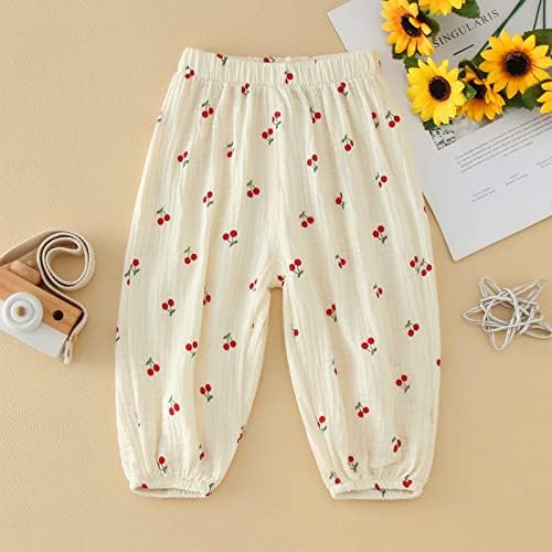 Generic Childs Linen Elastic Harem Pants for Boys