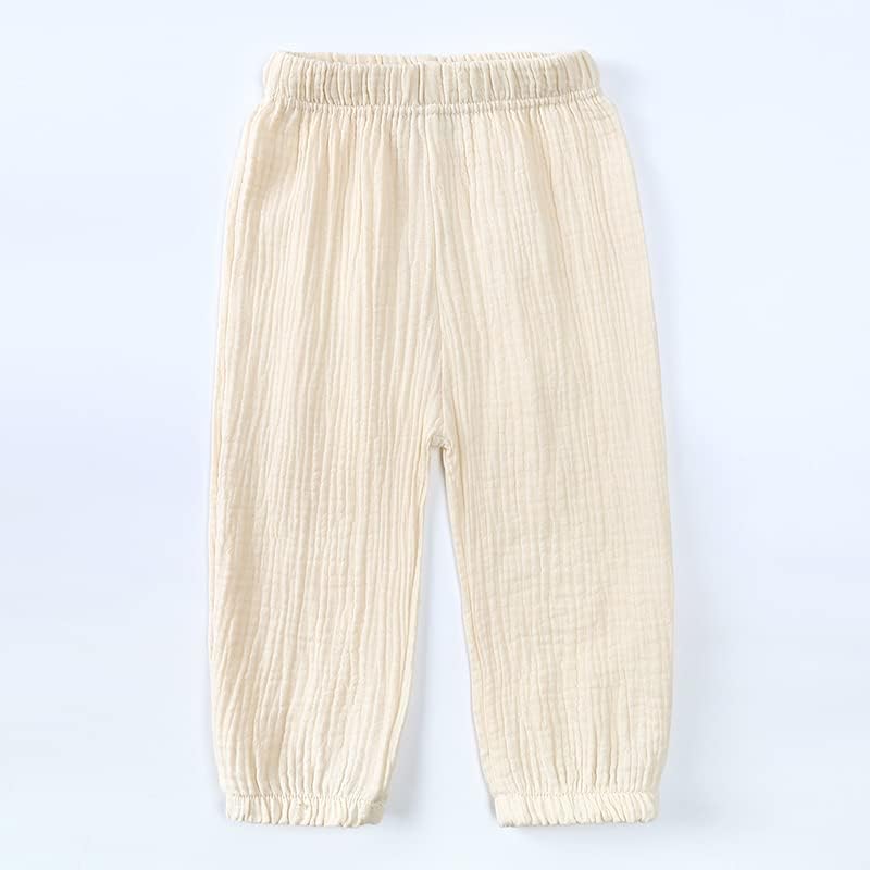 Flip-Flop-Style Cotton Linen Trousers for Kids