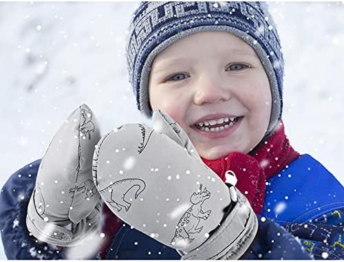UTTPLL Waterproof Lined Toddler Winter gloves