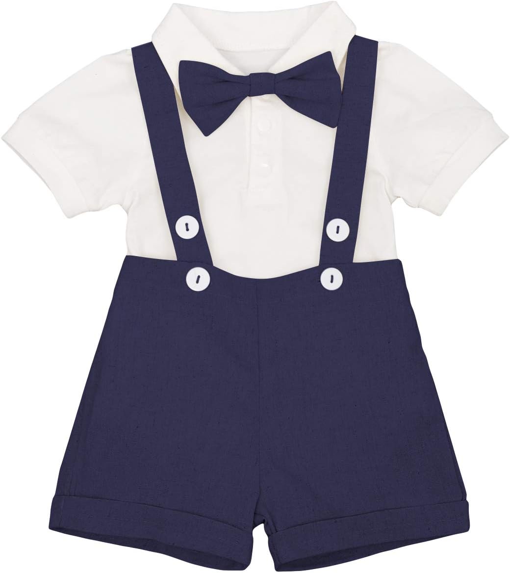 Baby Boys 1st Birthday Formal Onesie