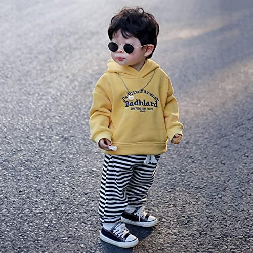Boys Fleece Lined Striped sweatpants Cotton Striped Elastic waist Under 10 months