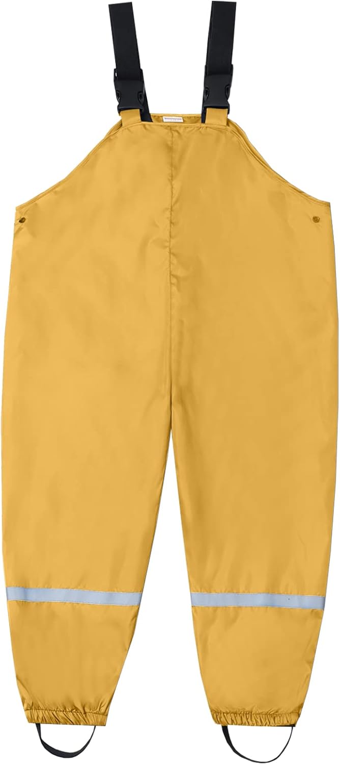 Waterproof dedla rain pants for kids 2-11 years
