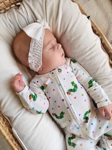 Lovedbaby Organic 2-Way Zipper Footie - Eric Carles The Very Hungry Caterpillar