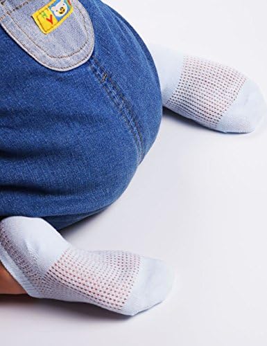 5 Pair Comfortable No-Show Ankle Socks for Babies