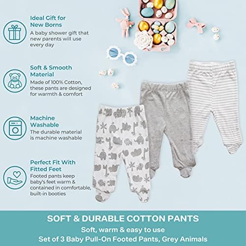 Crisp Cozy 3-Pack of Cotton Pull-Ons for Babies