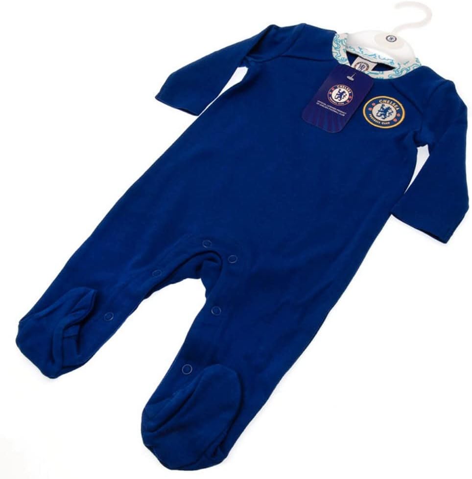 Chelsea FC Baby Crest Long-Sleeved Sleeper for Boys 12-18 Months