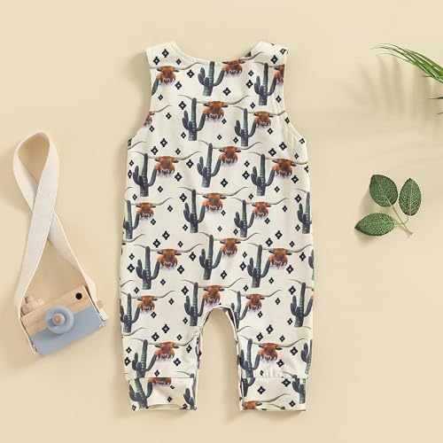MAINESAKA Country Cow Print Jumpsuit Romper