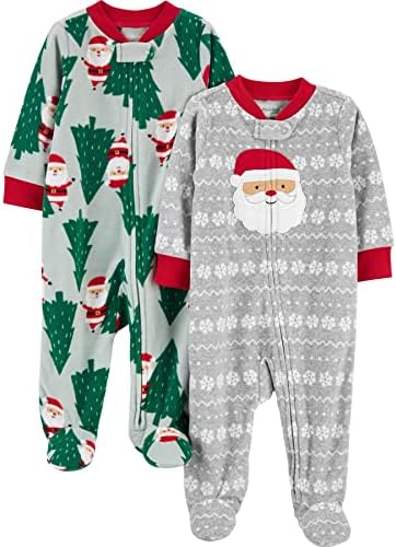 Simple Joys by Carters Baby Holiday Fleece Sleepers Two-Piece Set