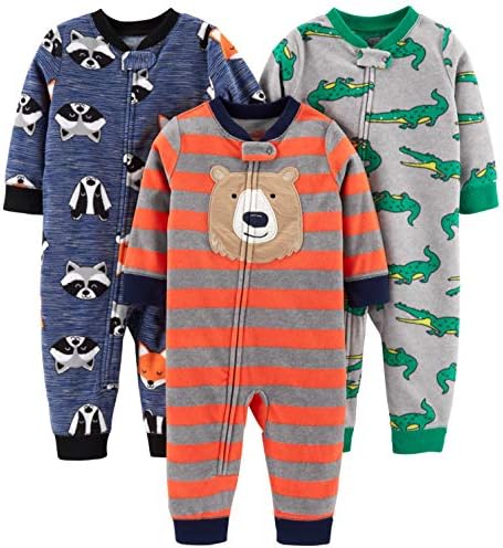 Simple Joys by Carters Flame-Resistant Footless Pajamas for Baby Boys