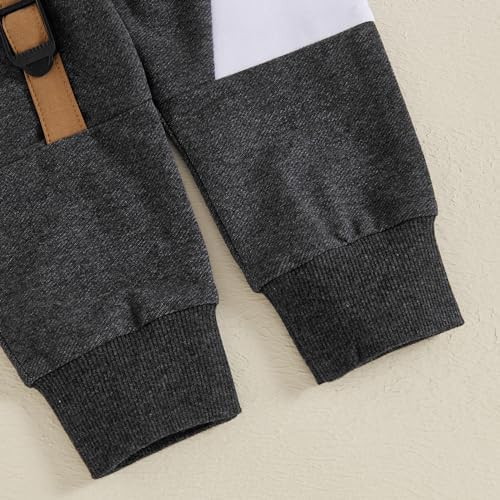 Toddler Boys Fall Essentials - Soft Cotton Sweatsuit Set
