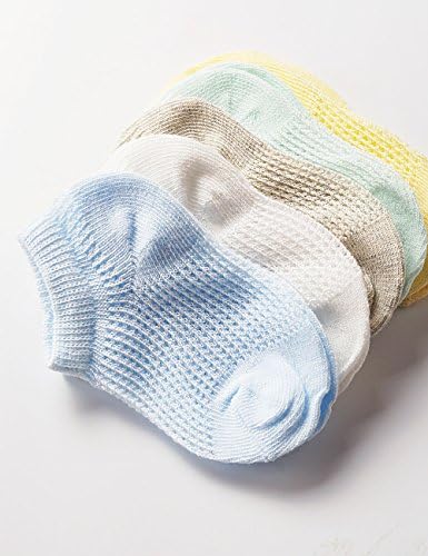 5 Pair Comfortable No-Show Ankle Socks for Babies