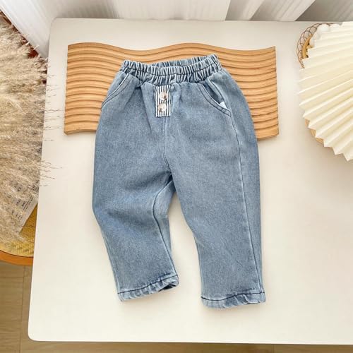 Wide Leg Cotton Trousers for Toddlers