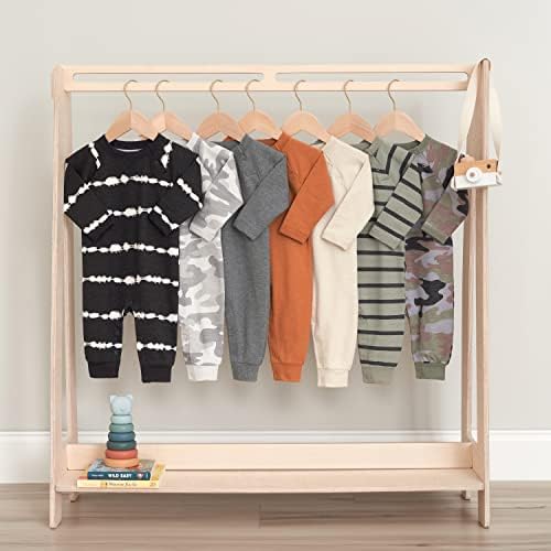 Gerber Boys 2-Pack Long Leg Romper Easy Change Child-Safe