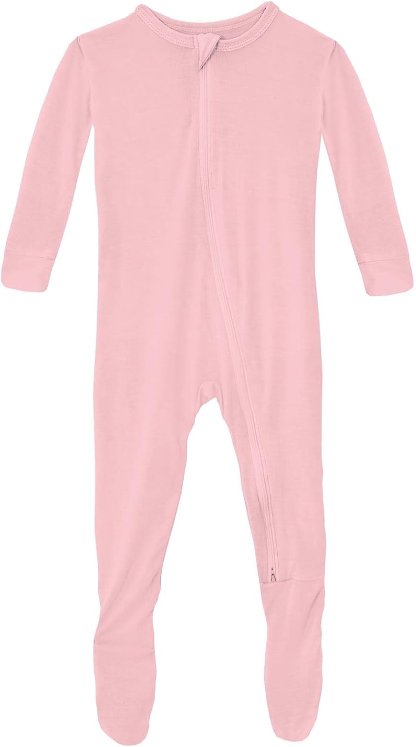 Comfortable KicKee Solid Footies for Babies and Kids