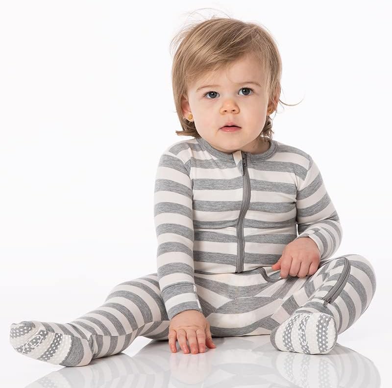 KicKee Baby Footie Bamboo Viscose Spandex Mix