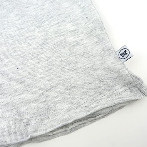 HonestBaby Unisex-Rib Romper Organic Cotton Reversible Bib