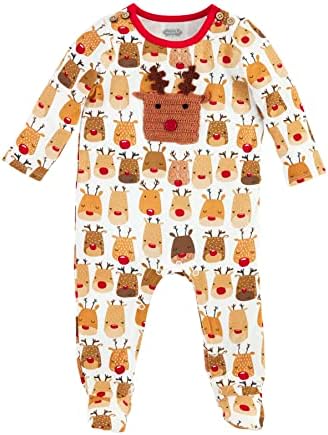 Our Reindeer Applique Baby Sleeper Cozy Stylish for Little Ones