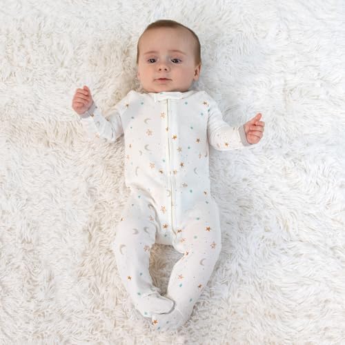 The Peanutshell Baby Pajama Set for Newborns Celestial