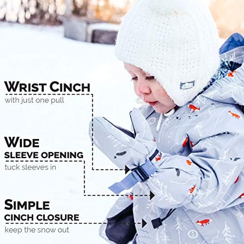 Winter Warmers - Waterproof Mittens for Kids - Soft Cozy for Boys