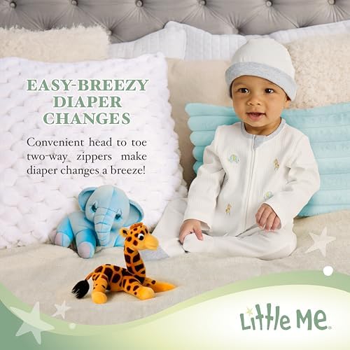 Little Me 100 Cotton Scratch-Free Baby Pajamas