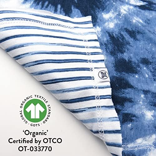 HonestBaby Unisex-Rib Romper Organic Cotton Reversible Bib