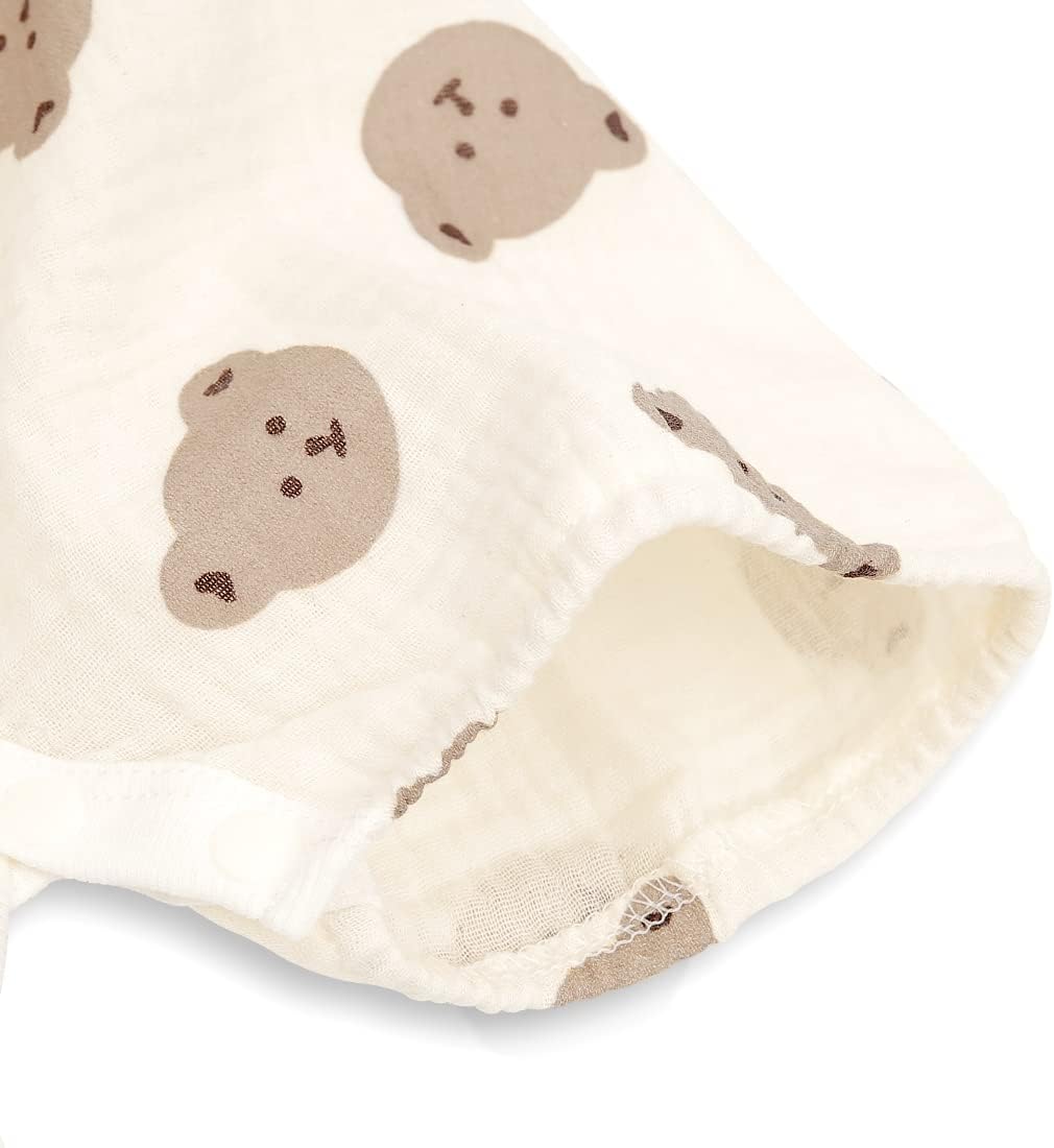 PAUBOLI Baby Muslin Robe 0-24 Months