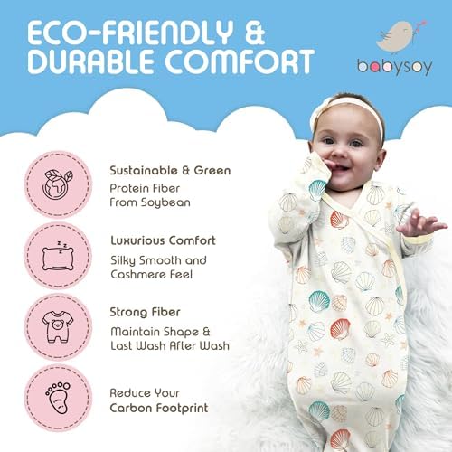 Perfect Organic Long Sleeve Robe for Infants Warm Soft Adorable