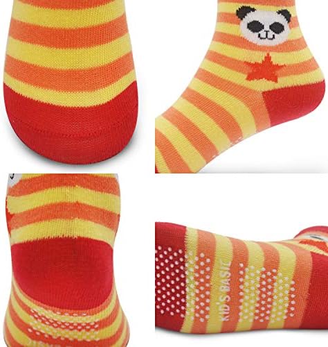 SkiBeaut Toddler Non-Slip Socks Traction for Safety and Style