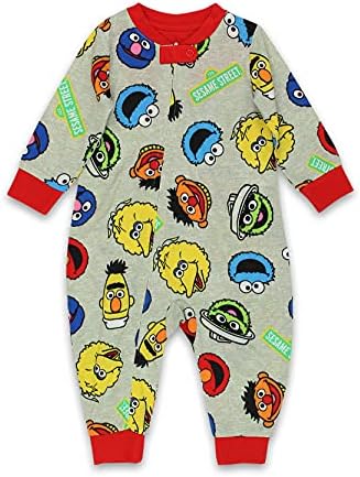 Sesame Street Elmo Cookie Monster Infants Pajamas