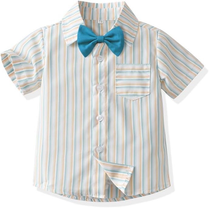 Aifuboo Baby Boys Gentleman Outfit Suit Sets