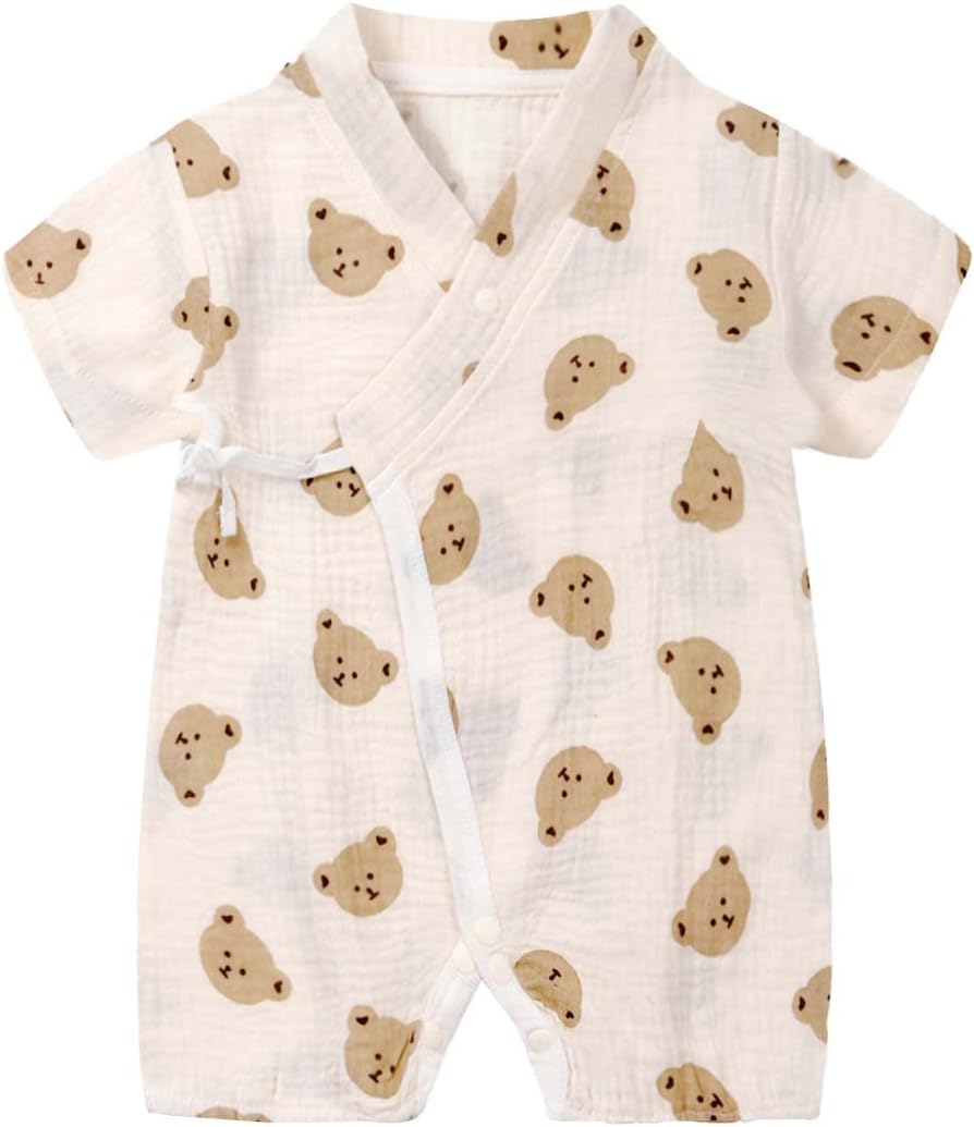 PAUBOLI Baby Muslin Robe 0-24 Months