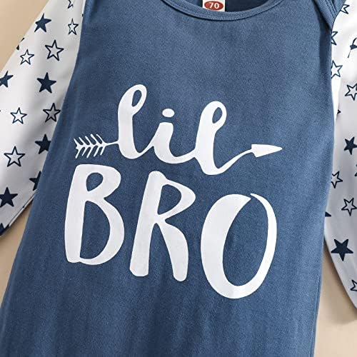 AMAWMW Newborn Baby Girl Little Sister Pajamas