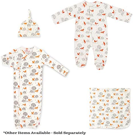 Magnetic Me Organic Cotton Newborn Gown Hat