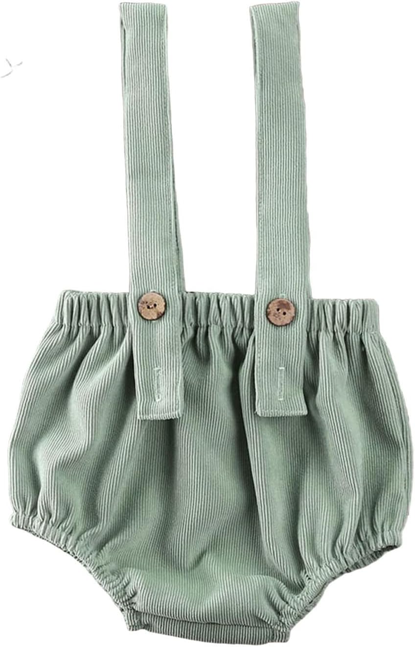 Emmababy Suspender Overalls - Knit Romper for Newborn Boys and Girls