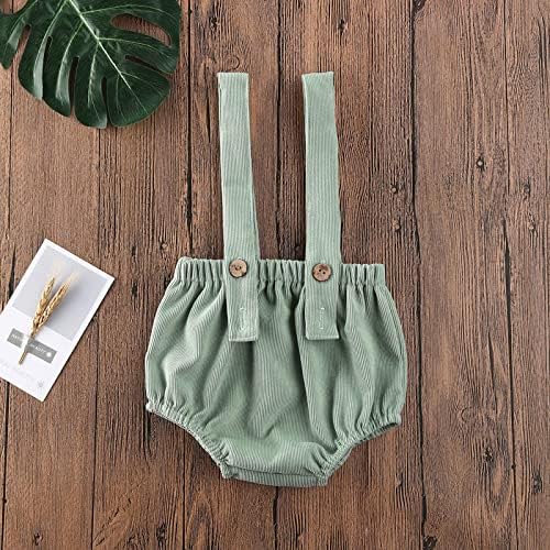 Emmababy Suspender Overalls - Knit Romper for Newborn Boys and Girls