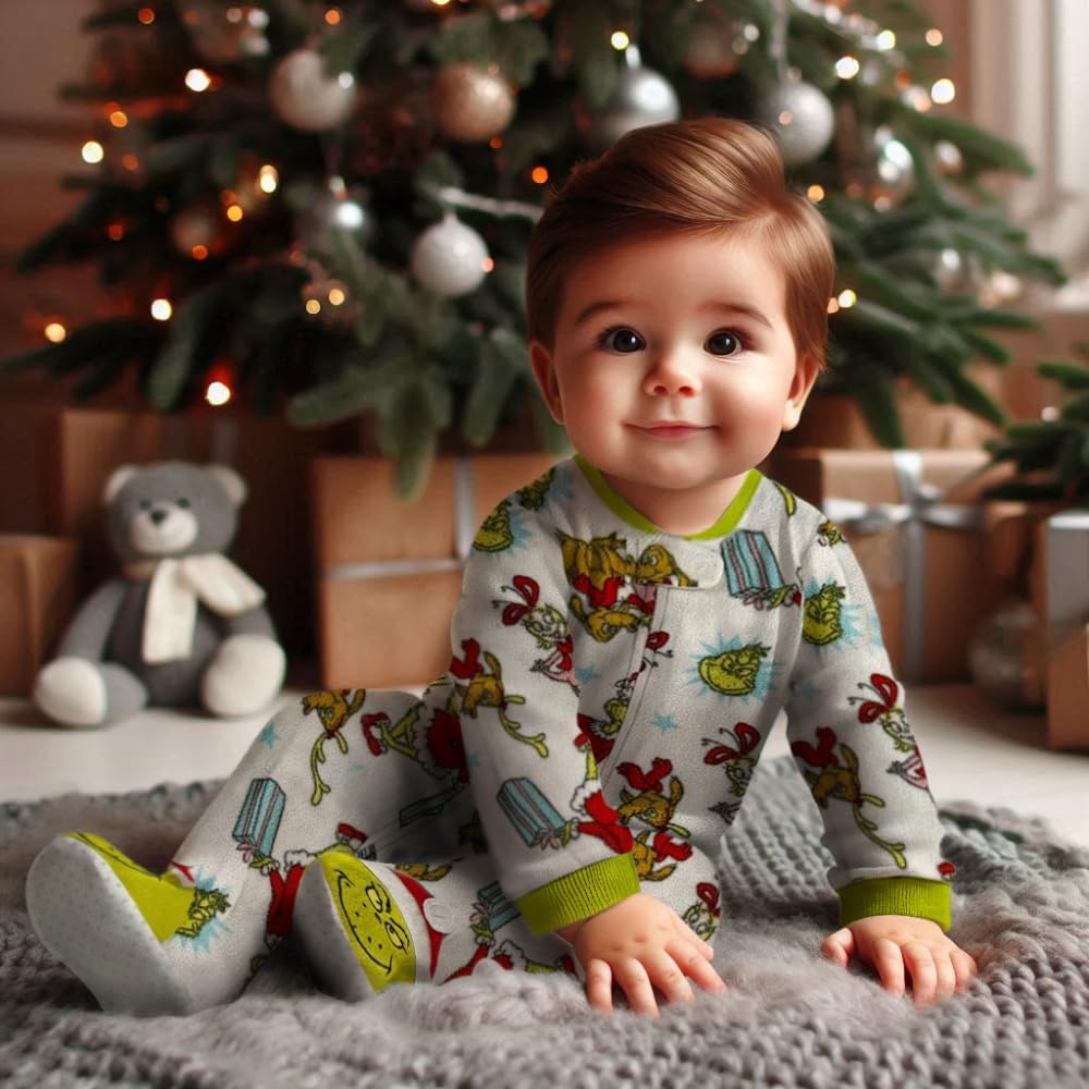 Grinch Family Pajama Onesie
