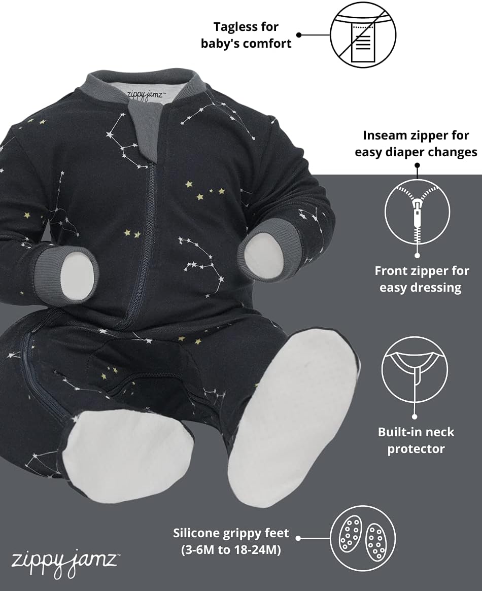 Zippy Jam - Zipper Organic Sleeper One Piece