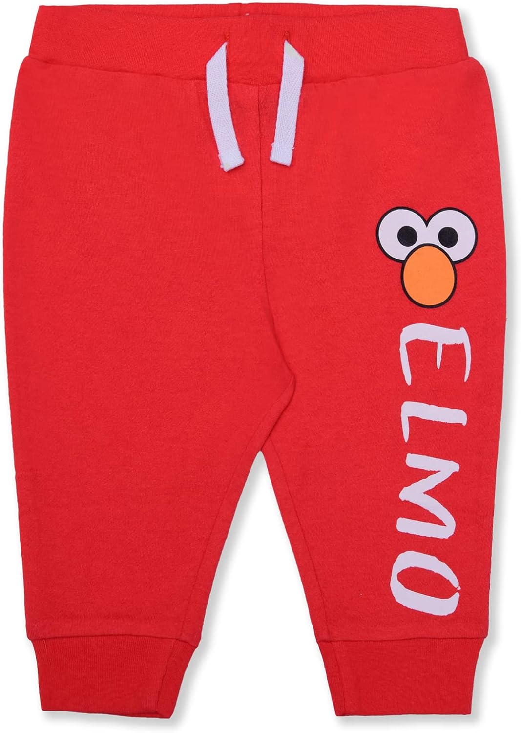 Sesame Street Boys Elmo BodySuit Jogger Set RedWhite for Newborn Infant