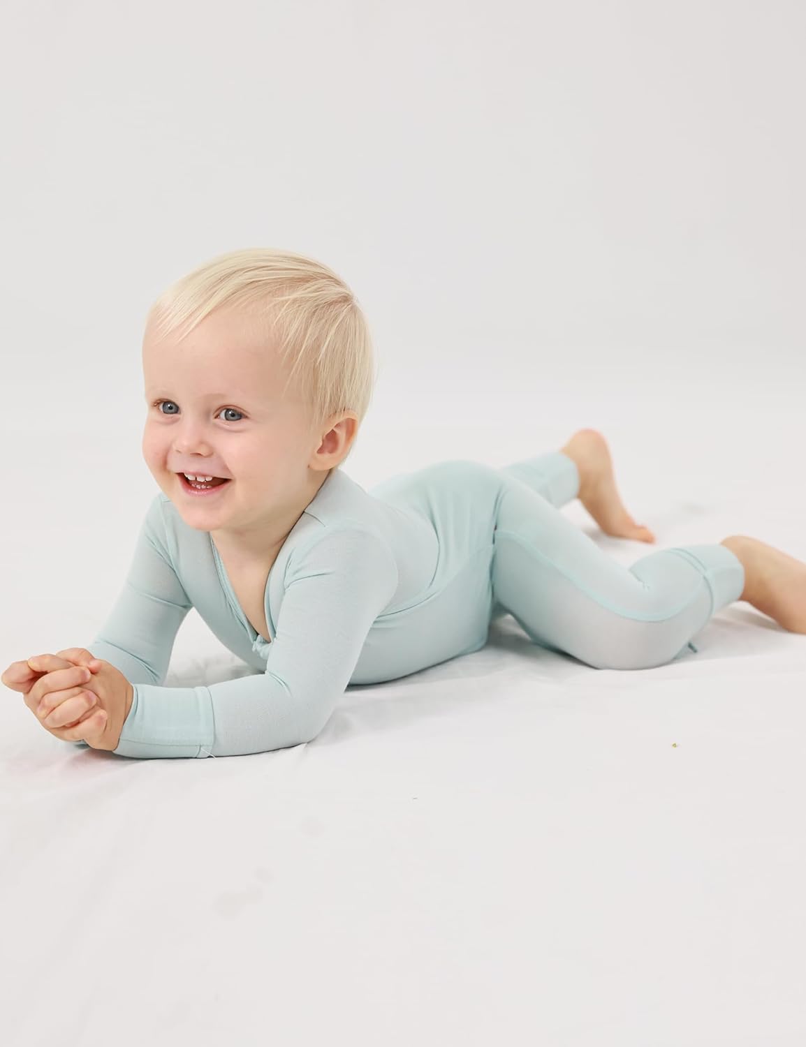 EASWEET Bamboo Viscose Zipper Pajamas Perfect Comfort for Baby
